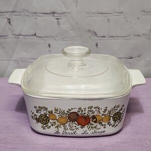 Corning Ware Le Persil La Sauge 1 1/2 quart casserole dish